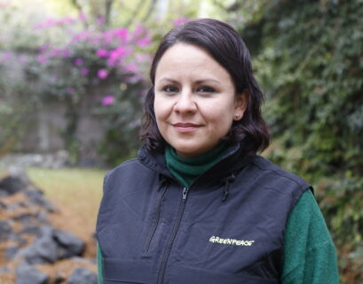 Aleira Lara, directora de campañas en Greenpeace México.