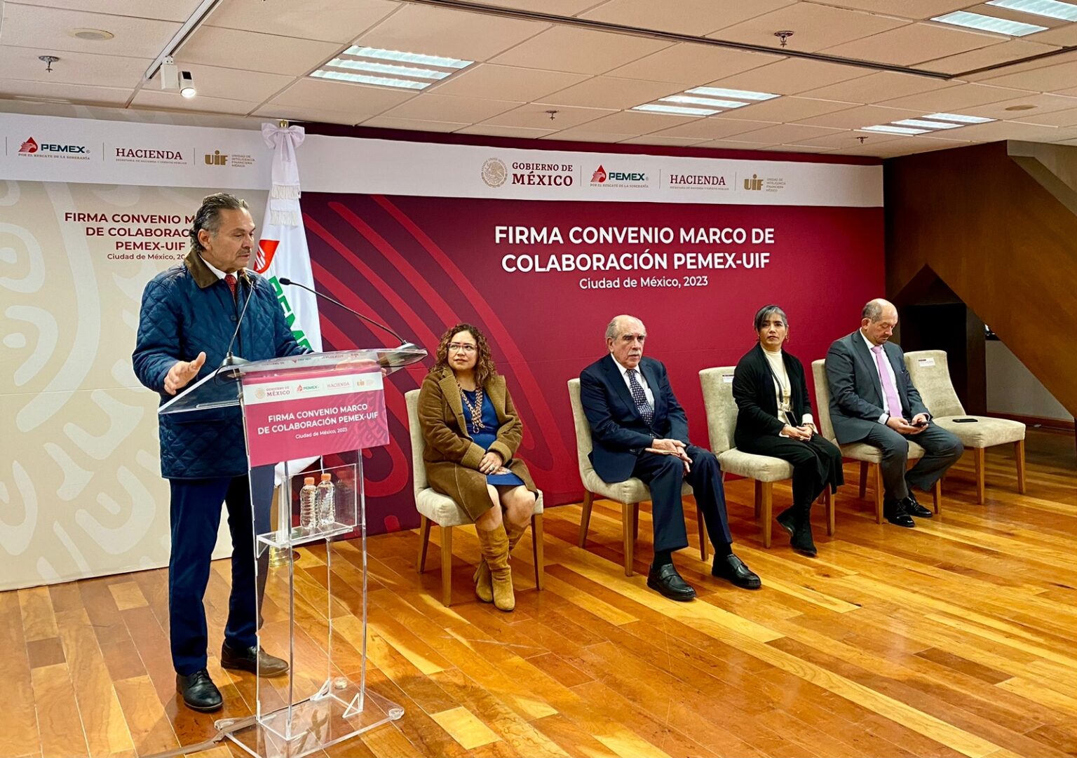 Colaborará PEMEX con la UIF a través de convenio