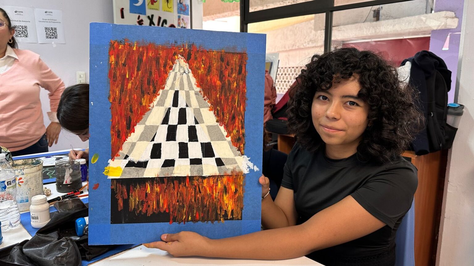 Estudiantes pintan por el cambio en el Copán Art Fest 2025 Copán Art Fest 2025