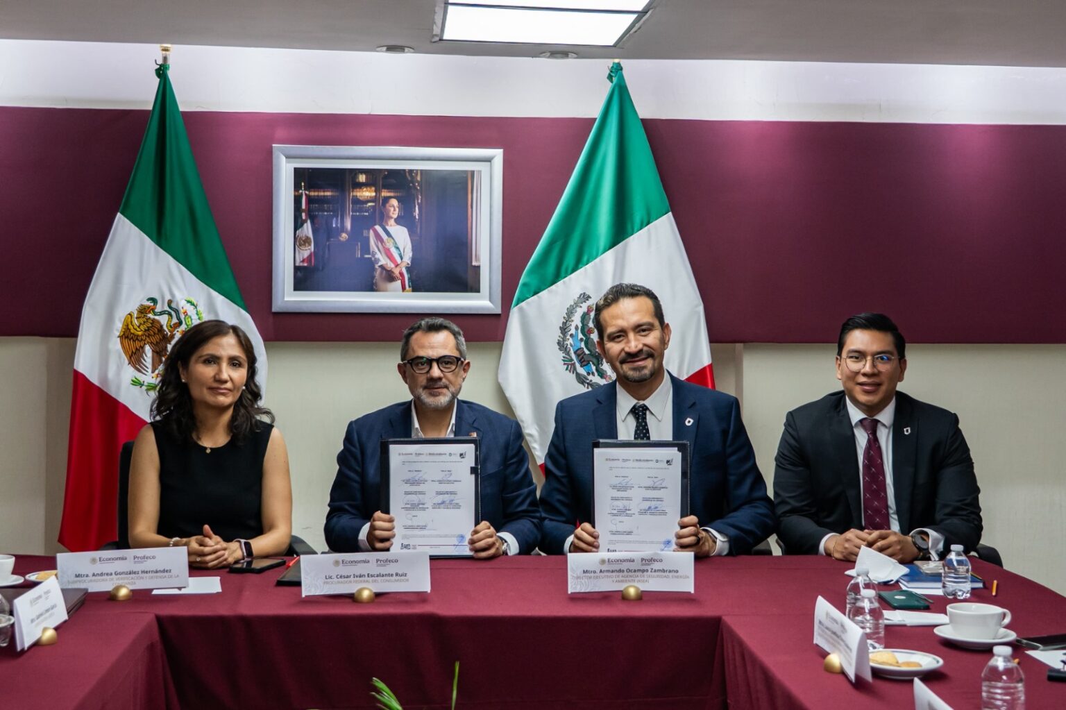 Firman colaboración PROFECO y ASEA múltiples acuerdos sobre los combustibles Acuerdos