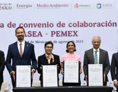 ASEA y Pemex firmaron un convenio ambiental para reducir emisiones, proteger la biodiversidad y fortalecer la vigilancia en hidrocarburos.