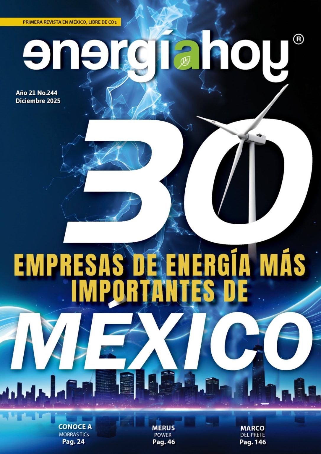 Edición digital EH No 244 diciembre 2025 Ranking EH 30 empresas de energía