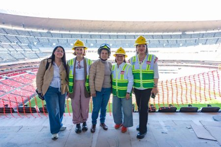 CFE, ICA y gobierno de la CDMX inspeccionan sistema eléctrico del Estadio Ciudad de México rumbo al Mundial 2026