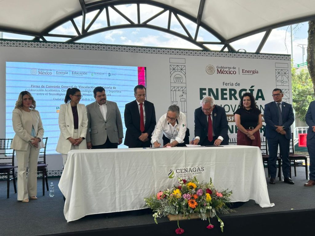 CENAGAS y TecNM firman convenio para impulsar talento e innovación en el sector energético
