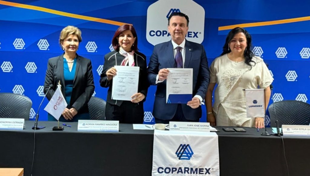 Alianza COPARMEX y CCME impulsa oportunidades empresariales para mujeres en economía mexicana