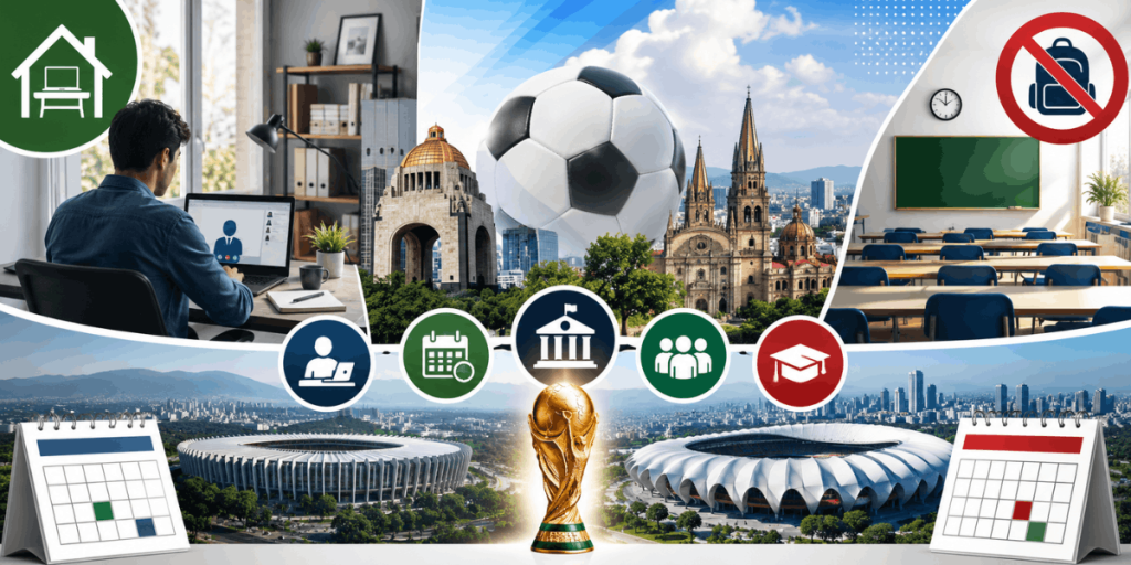 Mundial 2026 impulsa home office y movilidad especial