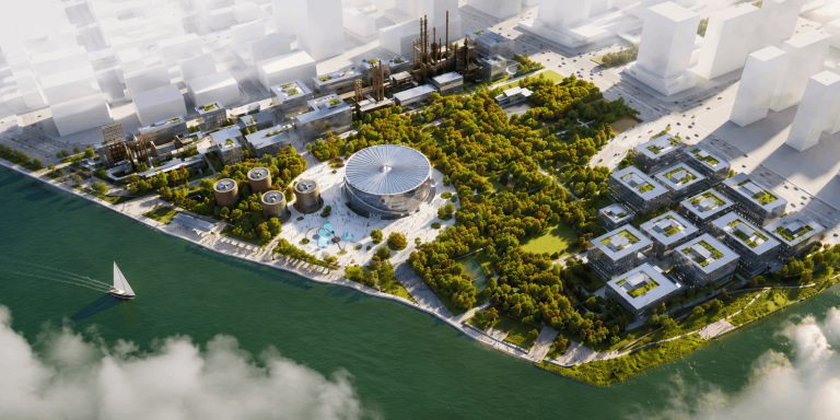 Parque cultural impulsa nueva energía en antigua refinería de Hangzhou