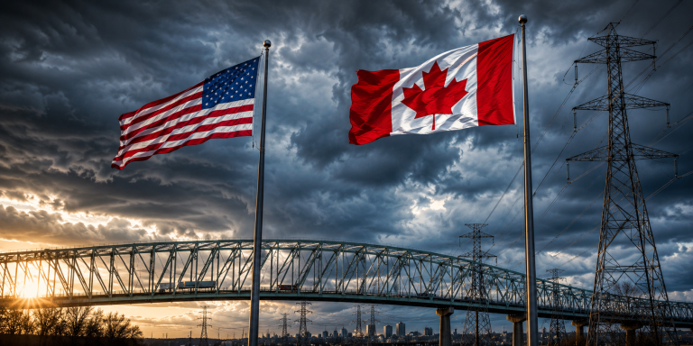 Electricidad como presión geopolítica en disputa comercial Canadá-EU