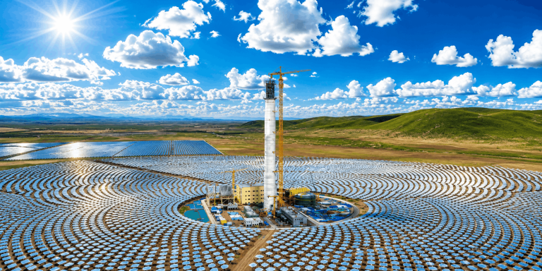 China rompe récord mundial con central termosolar en el Tíbet